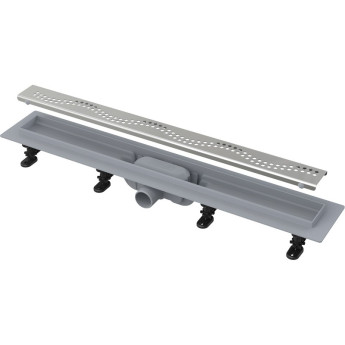 Водоотводящий желоб ALCAPLAST SIMPLE APZ8-650M с порогами для перфорированной решетки